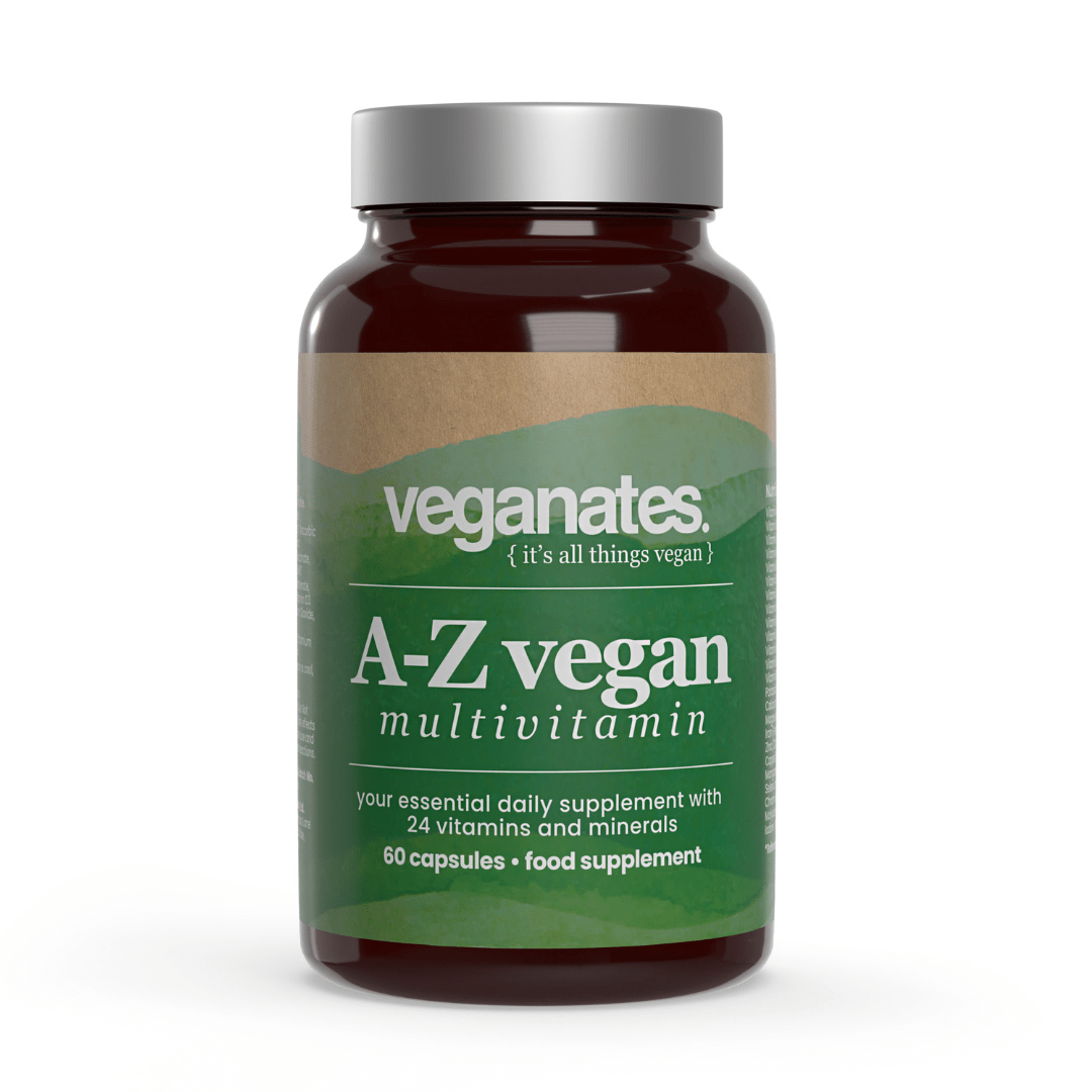 Veganates Multivitamin Supplement Ethical UK Vegan Multivitamin Supplement NOW IN Recycled Glass Jars